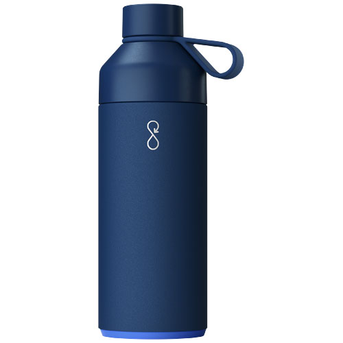 Bouteille personnalisable 1L recyclée Big Ocean Bottle Ocean Blue2